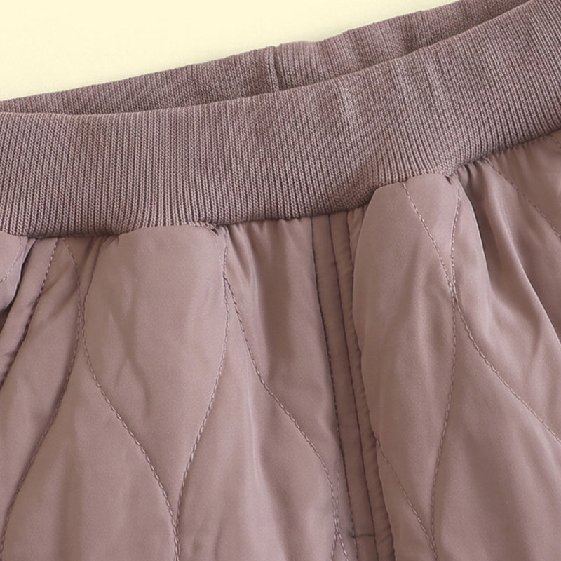 Boys Light Brown Quilted Jacket & Joggers Co-ord Sets Sets