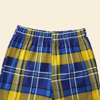 Boys Printed T-Shirt With Checkered Shorts Set Sets   