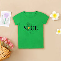Girls Multicolor Graphics Summer T-shirts- Pack Of 3 Tshirts