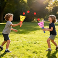 Kids Pink & Yellow Catch Ball Launcher Cups Trending Accessories Pink Onesize