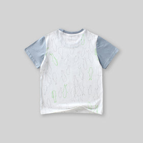 Boys Printed Short Sleeves T-Shirt Tshirts   