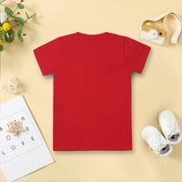 Boys Multicolor Solid Round Neck Short Sleeve Summer T-shirts- Pack of 2 Tshirts