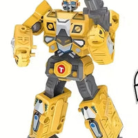Kids Yellow Robot-to-Pen Transforming Toy Trending Accessories