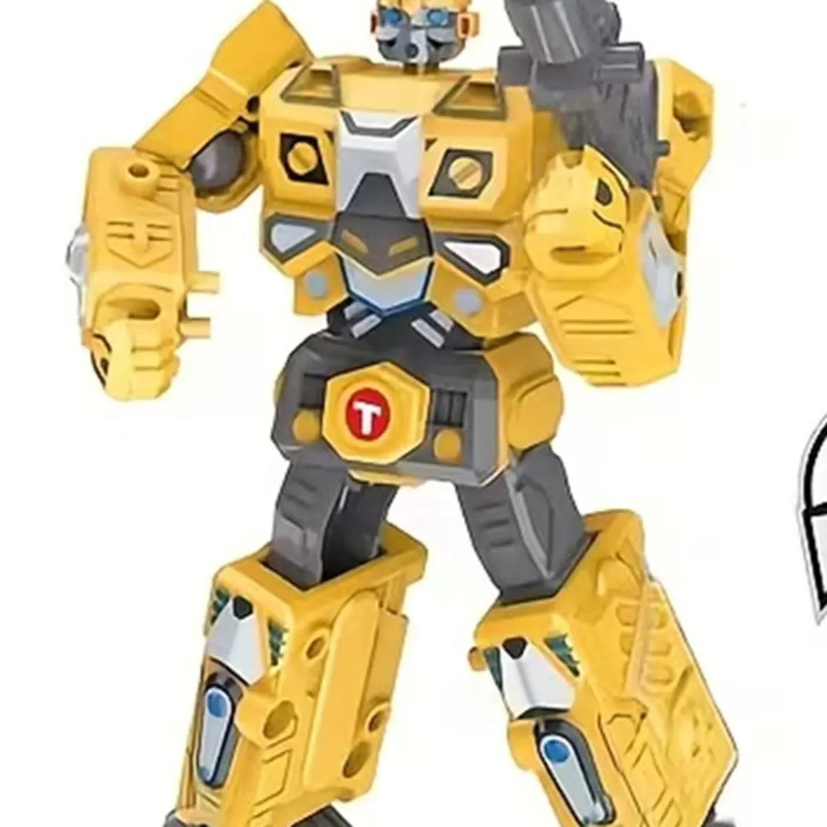 Kids Yellow Robot-to-Pen Transforming Toy Trending Accessories