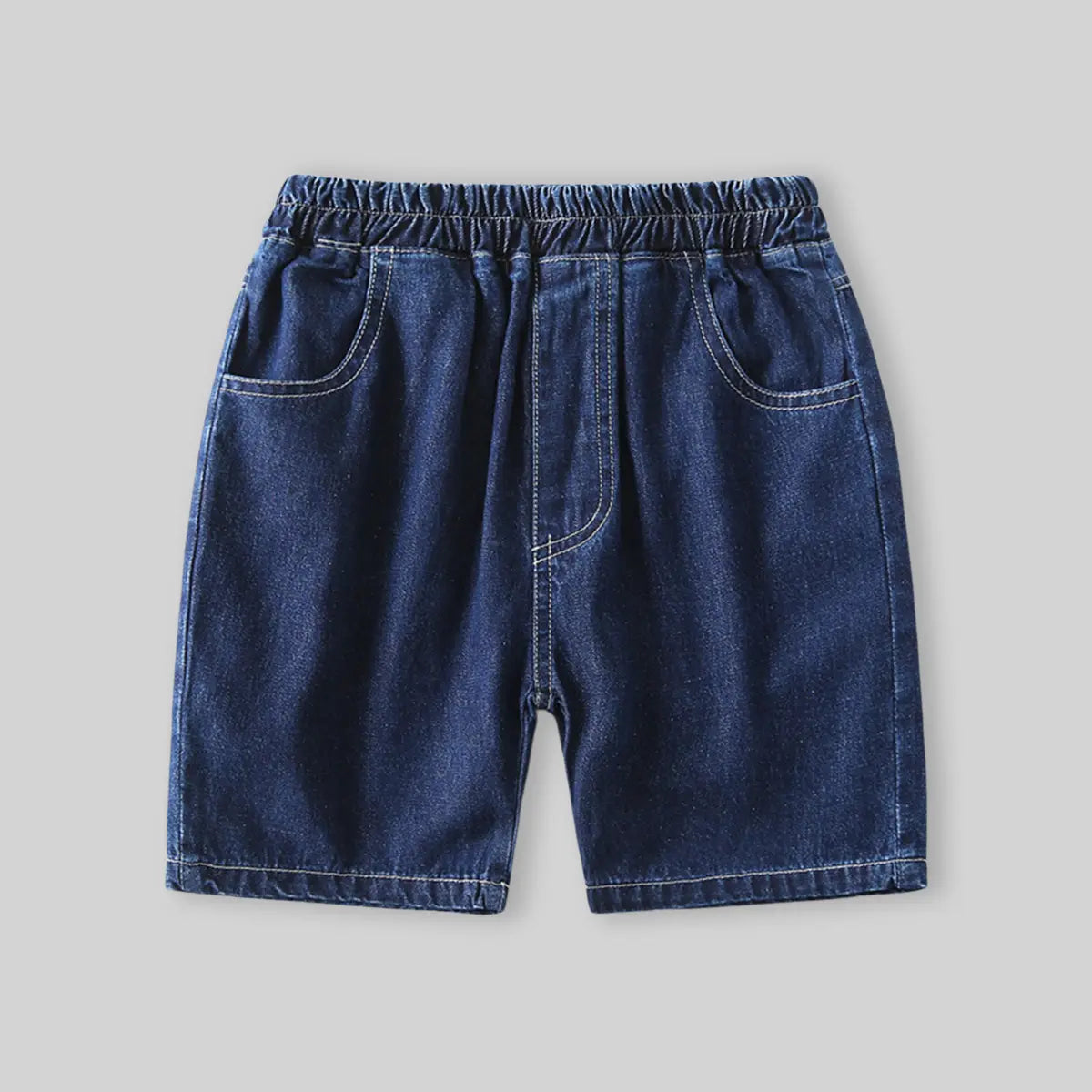 Boys Blue Denim Short Sleeves Shirt With Shorts Co-ord Sets Sets
