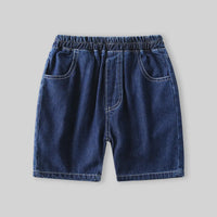 Boys Blue Denim Short Sleeves Shirt With Shorts Co-ord Sets Sets