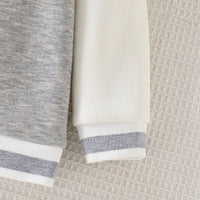 Boys Grey Solid Varsity Winter Jacket Coats & Jackets