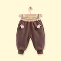 Boys Brown Paw Applique Jogger Joggers Brown 1-2 Y