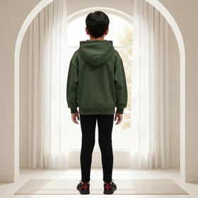 Boys Green K-Pop Nova Beat Graphics Hoodies Sweatshirts & Hoodies