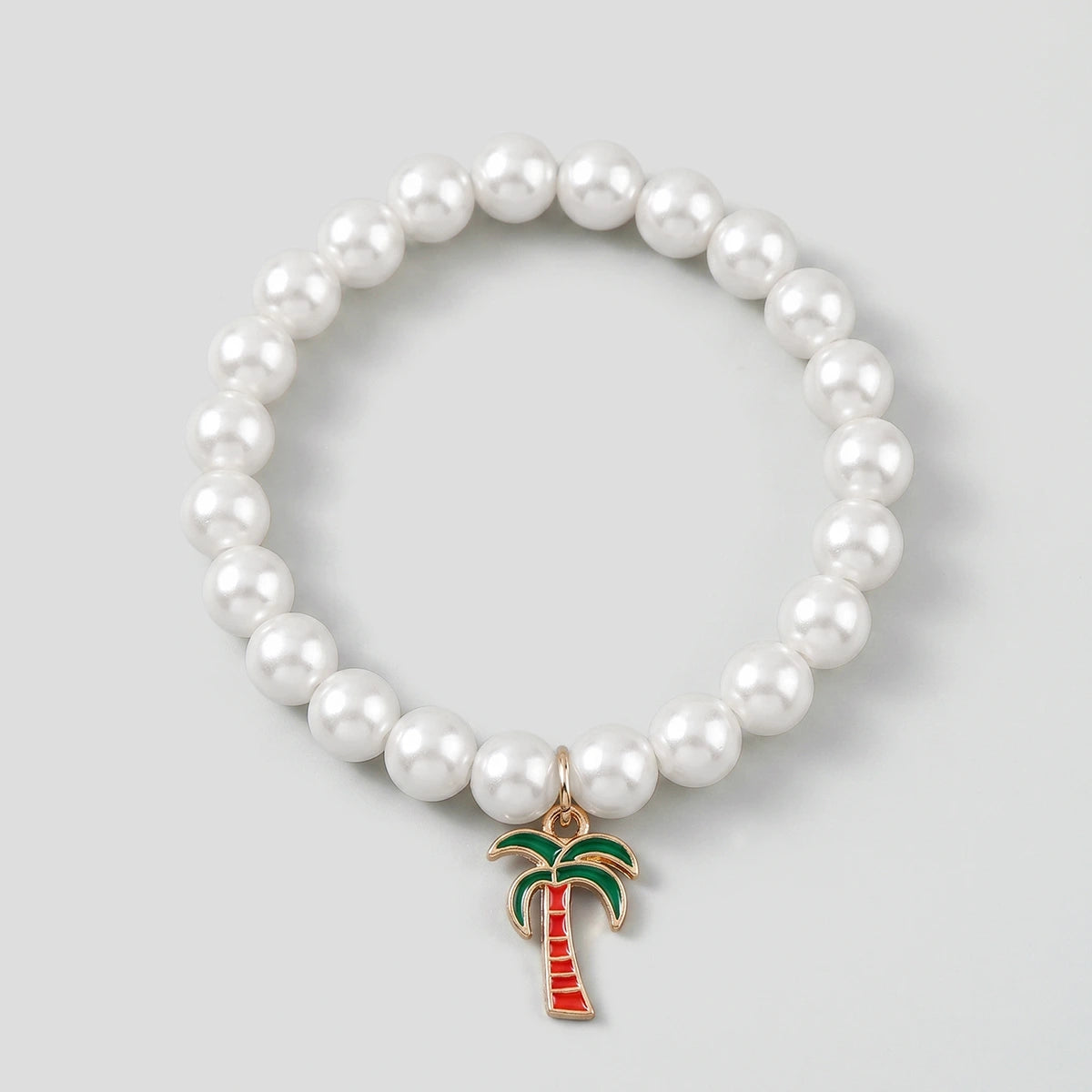Pack Of 5 Girls Multicolour Pearl Charm Bracelet Sets Bracelet