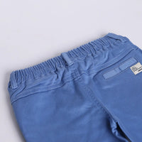 Boys Blue Typographic Short Sleeve T-Shirt With Elasticated Shorts Sets 2 pc. Sets