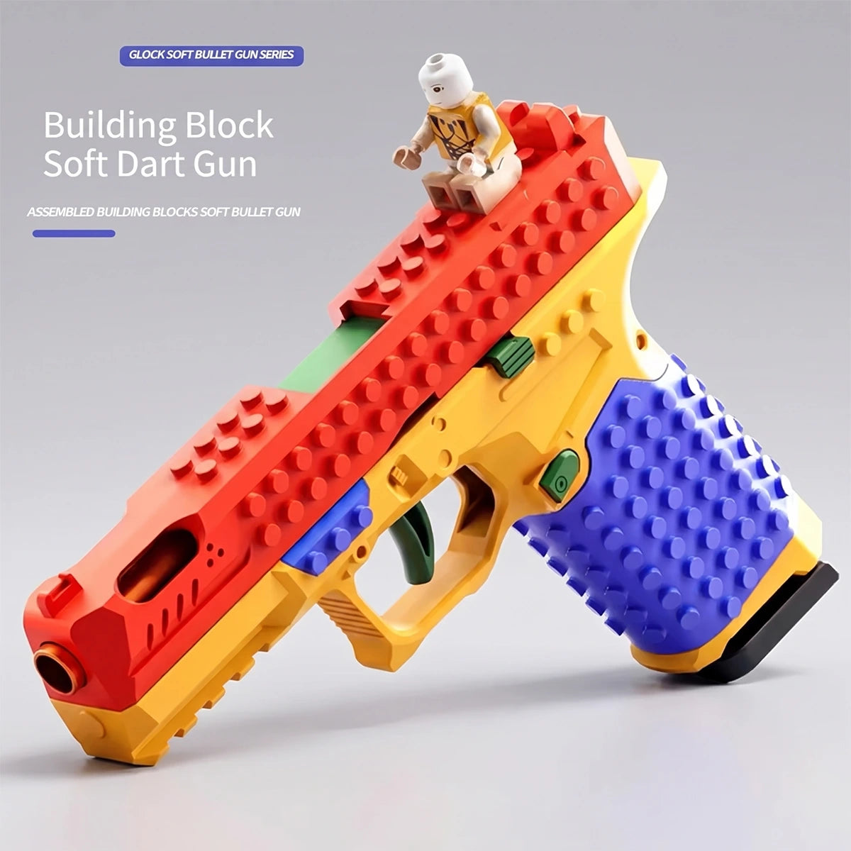 Block Blaster Builder -Soft bullet toy gun Trending Accessories