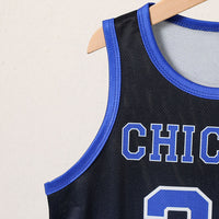 Boys Blue Chicago Print Sleeveless T-Shirt With Shorts Set 2 pc. Sets