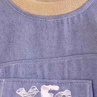 Boys Blue Typographic Sweatshirt & Denim Pants Sets Sets