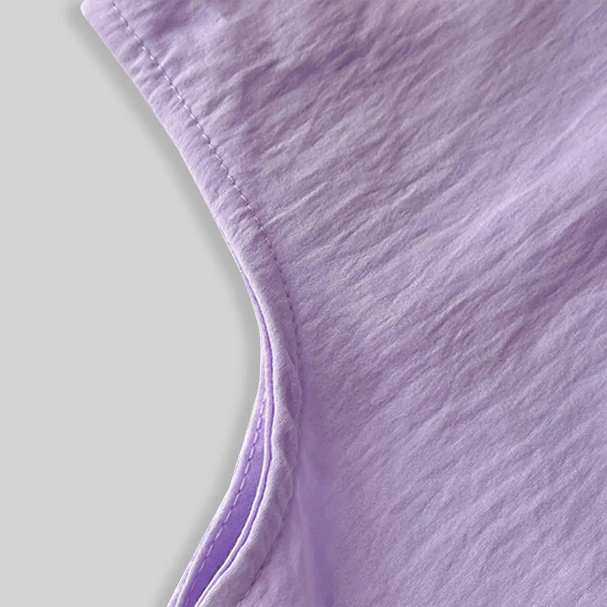 Girls Purple Sleeveless Top With Pants Sets Sets