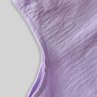Girls Purple Sleeveless Top With Pants Sets Sets