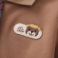 Boys Brown Polo Sweatshirt & Denim Pants Sets Sets