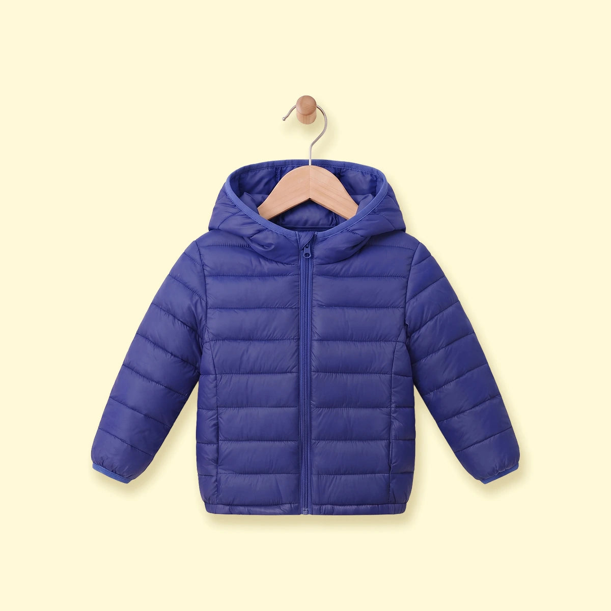 Boys Navy Blue Hooded Quilted Puffer Jacket Coats & Jackets Navy Blue 3-4 Y