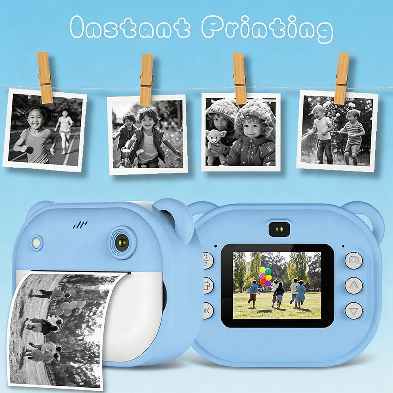 Kids Surprise Shade Instant Print Camera with HD Photo, Video & Games Trending Accessories