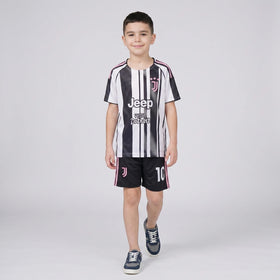 Boys Black Short Sleeve Striped T-Shirt With Shorts Sets 2 pc. Sets Black 2-3 Y