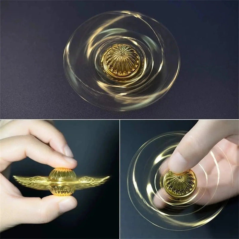 Kids Gold Golden Snitch Fidget Spinner Trending Accessories