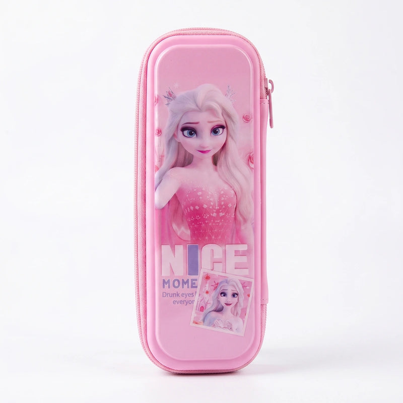 Pink Color Elsa Character Pencil Box Trending Accessories Pink Onesize