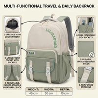 Kids Green Lilibao School Backpack Trending Accessories