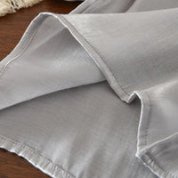 Girls Light Grey Puff Sleeve Top With Bow Applique Skirt Sets 2 pc. Sets