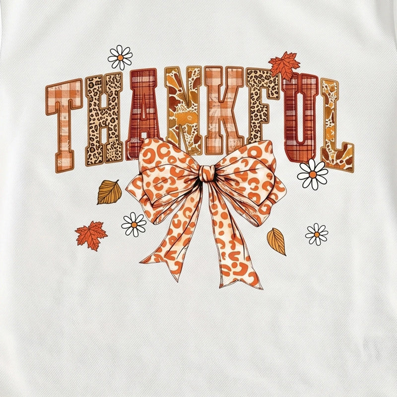Girls White Typographic Print Short Sleeve T-Shirt Tshirts