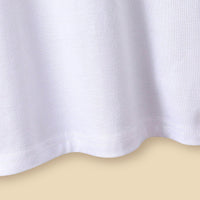 Boys White Typographic Printed Regular Short Sleeves T-Shirts Tshirts