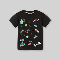 Boys Printed Short Sleeves T-Shirt Tshirts   