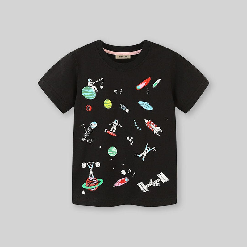 Boys Printed Short Sleeves T-Shirt Tshirts   