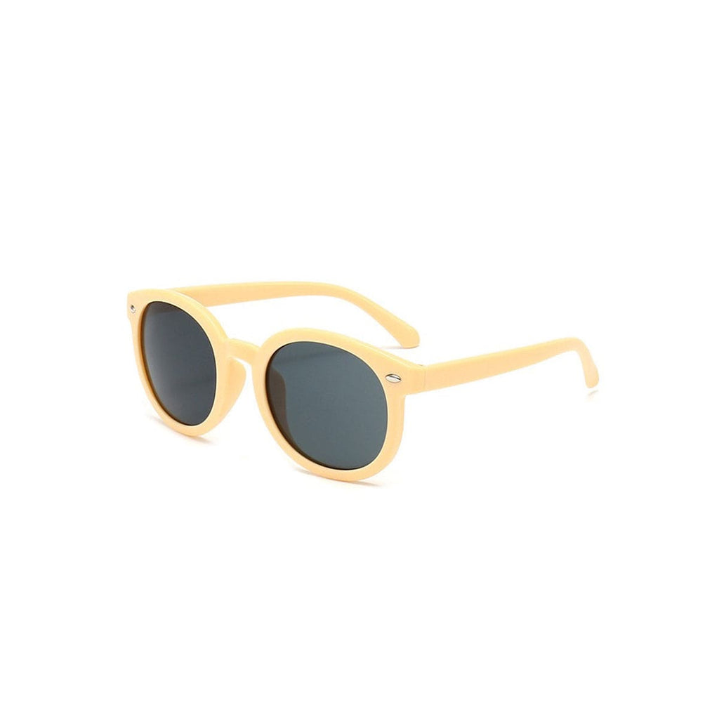 Boys Light Yellow Round Sunglasses Accessories light yellow Onesize 