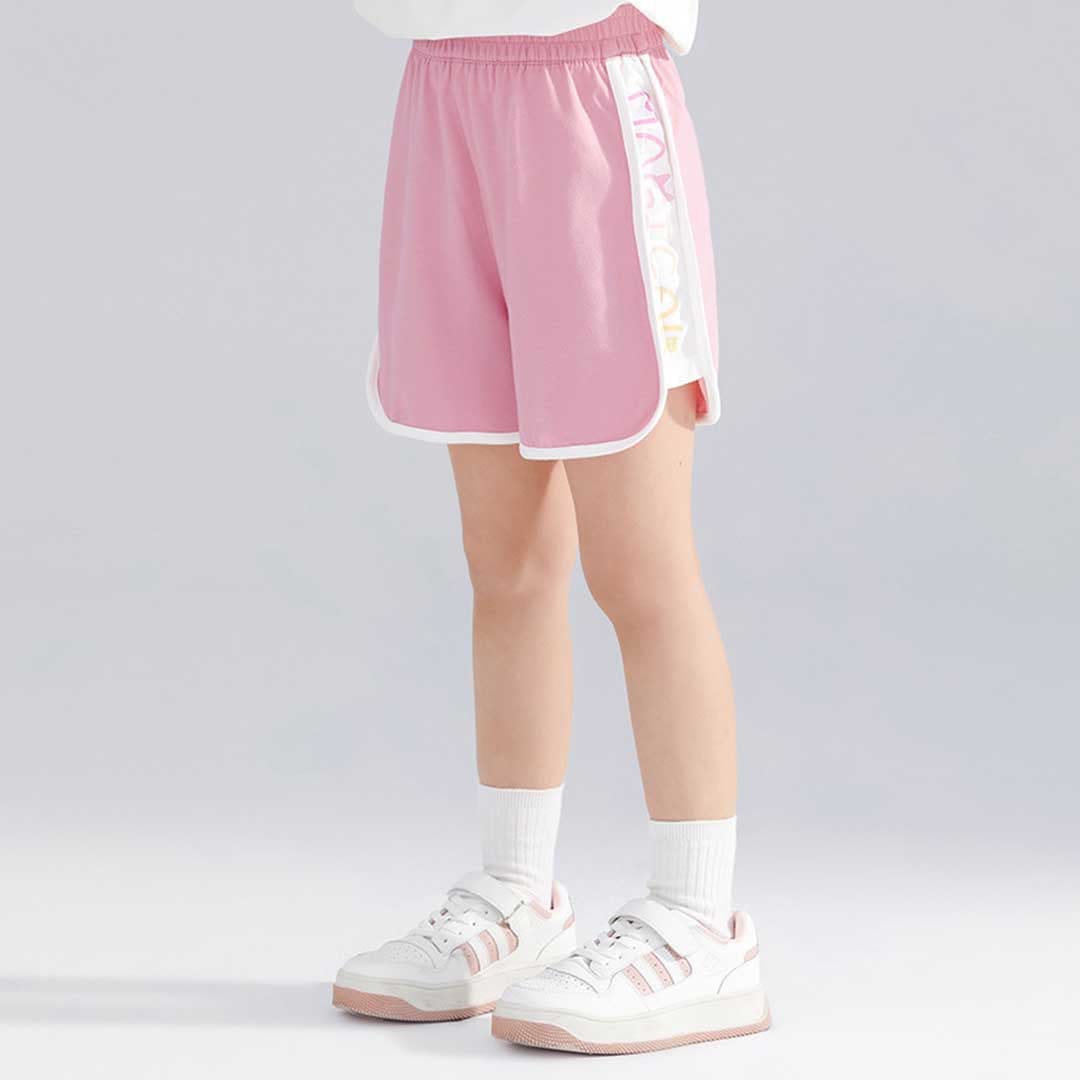 Girls Elasticated Knitted Shorts Shorts   