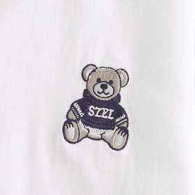 Boys White Embroidered Long Sleeve Shirt Shirts