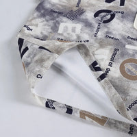 Boys White Alphanumeric Printed T-Shirt With Denim Shorts Sets 2 pc. Sets
