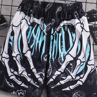 Boys Black Halloween Printed Elasticated Shorts Shorts