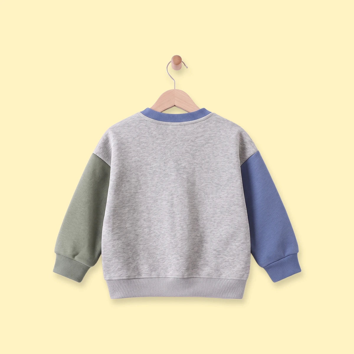 Boys Light Grey Typographic Long Sleeve Sweatshirt Sweatshirts & Hoodies