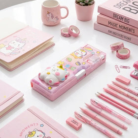 Kids Unicorn Cartoon 3D Pop Eye Pencil Box Trending Accessories