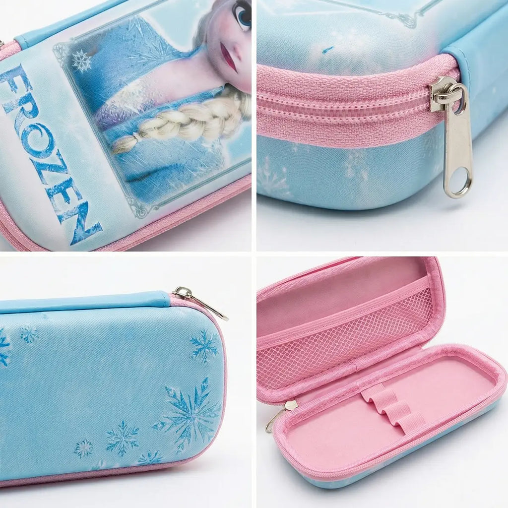 Frozen Elsa Cartoon Hard Case Pencil Pouch for Girls Trending Accessories