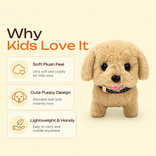 Walking & Barking Dog Soft Toy for Kids Trending Accessories