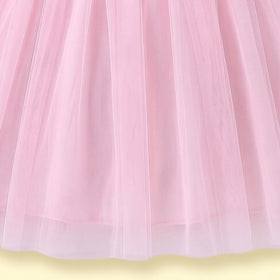 Girls Light Pink Sequins Embellished Party Gown Party Dresses