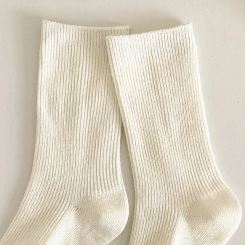 Pack of 6 Boys Multicolour Ribbed Knit Calf Length Socks Socks