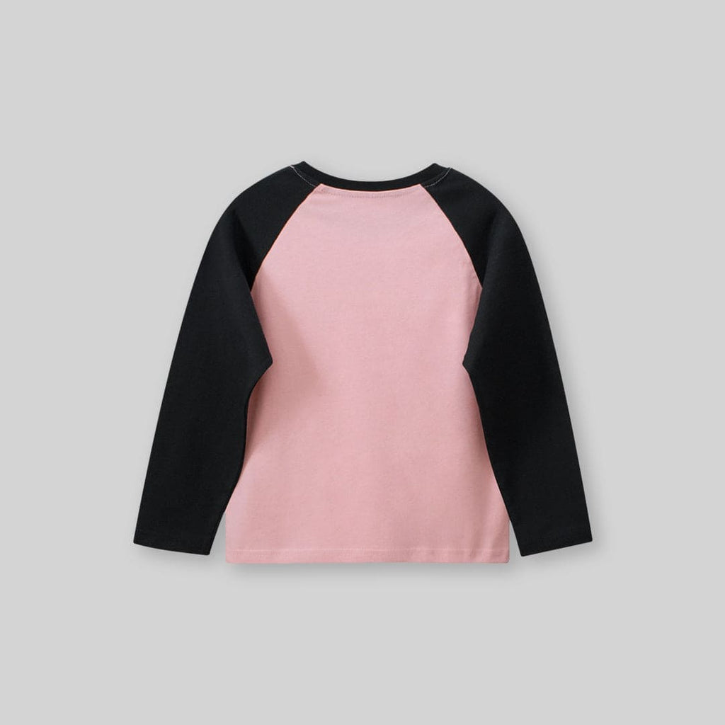 Girls Graphic Printed Full Sleeves T-shirt Tshirts   