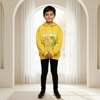 Boys Yellow Dinosaur Graphics Hoodies Sweatshirt Sweatshirts & Hoodies Yellow 3-4 Y