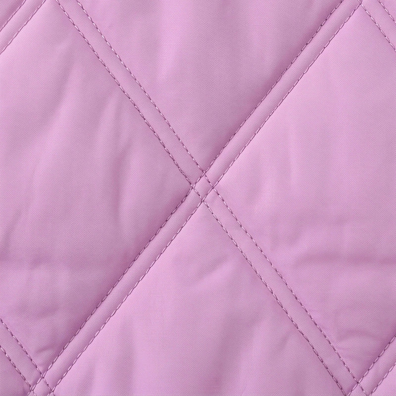 Girls Purple Long Sleeve Quilted Jacket Coats & Jackets