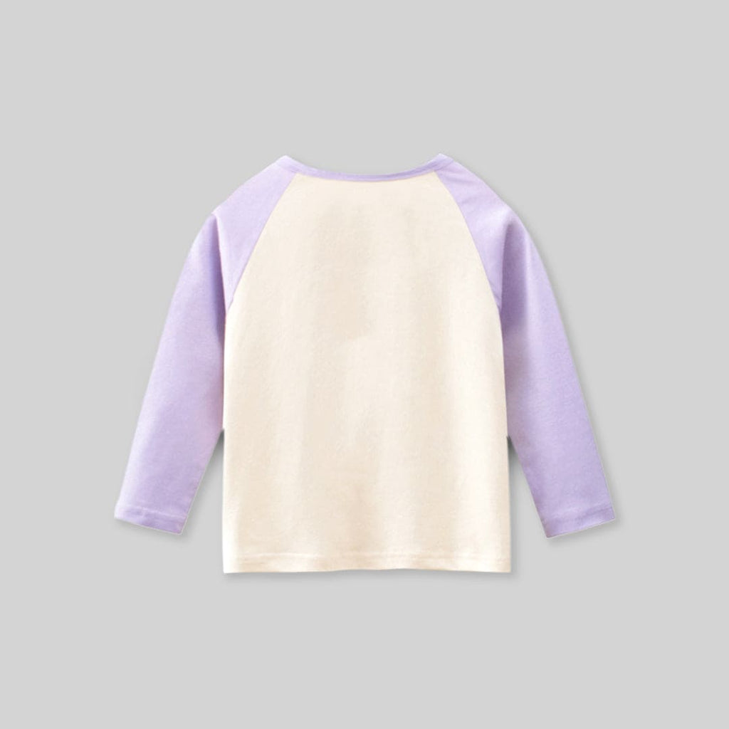 Girls Mermaid Print Full Sleeves T-shirt Tshirts   
