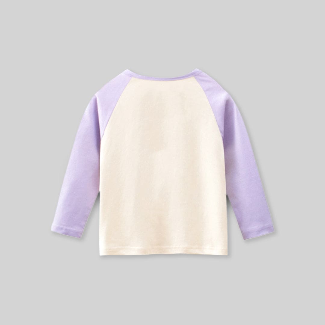 Girls Mermaid Print Full Sleeves T-shirt Tshirts   