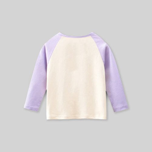 Girls Mermaid Print Full Sleeves T-shirt Tshirts   