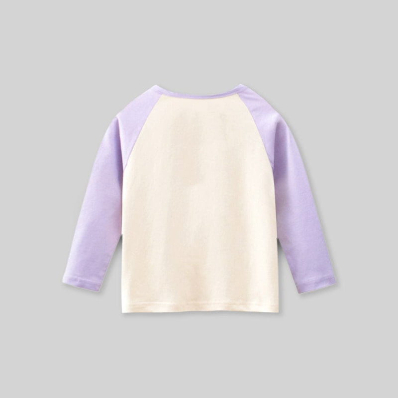 Girls Mermaid Print Full Sleeves T-shirt Tshirts   